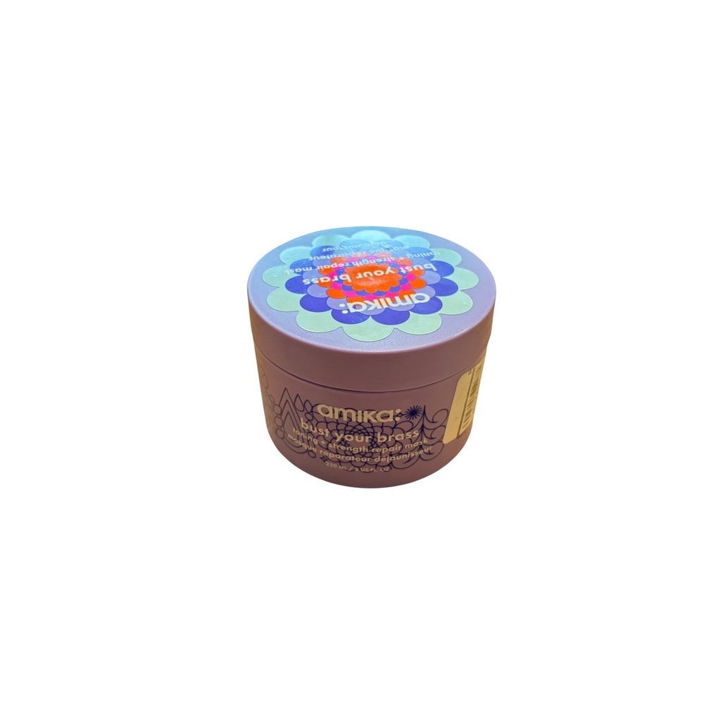 Amika Bust Your Brass Toning Strength Repair Mask 250ml 8oz New